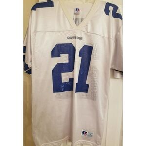 Vtg 90s Russell Athletic #21 Sanders Cowboys Football Jersey USA Made Size 40